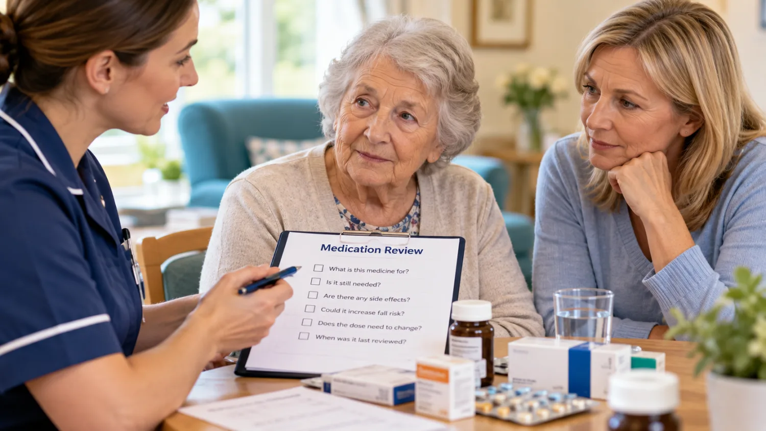 Medication Reviews in Care Homes: What Families Should Ask and Check