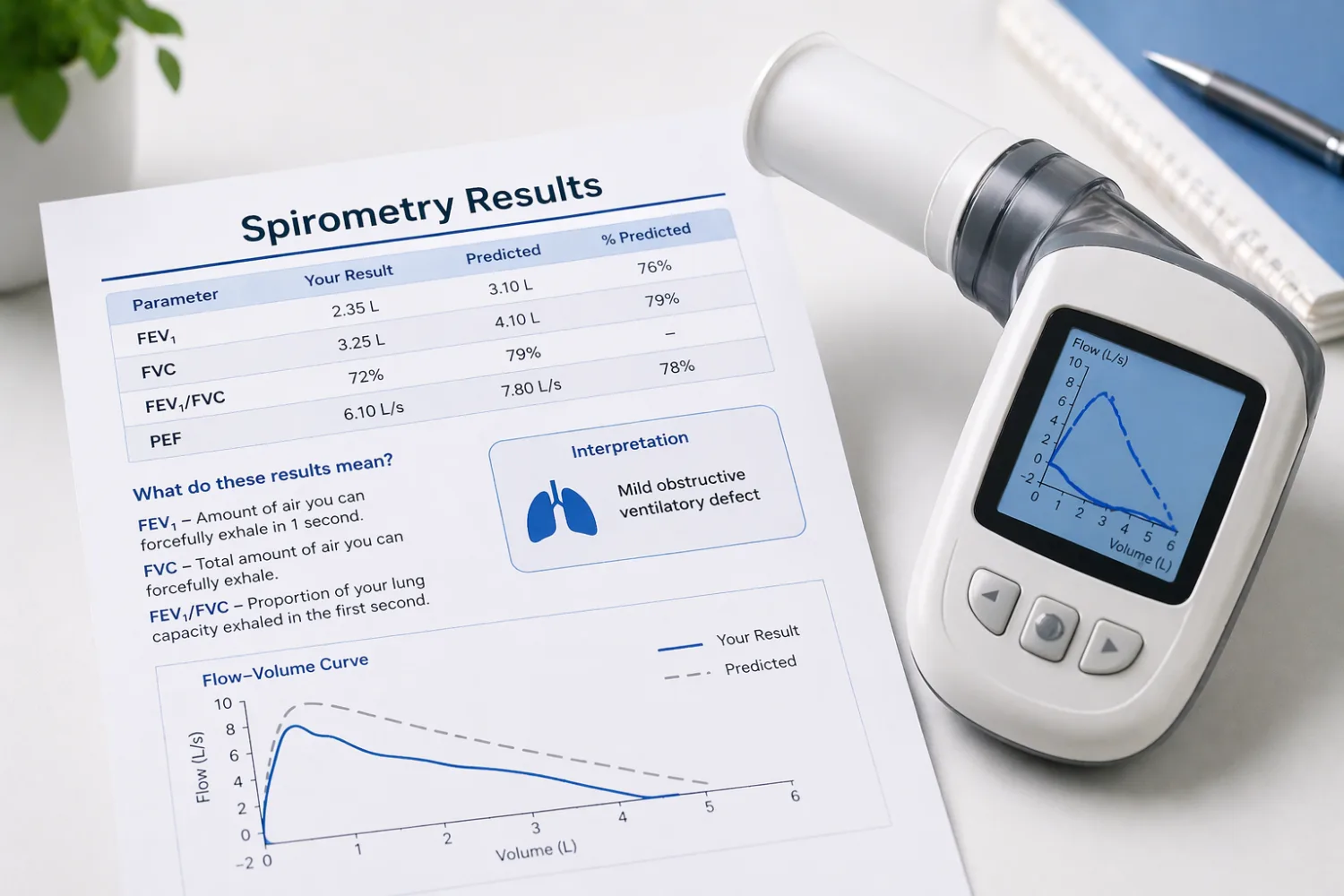 Spirometry Results Explained: Understanding Lung Function Tests